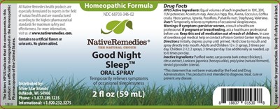 Label Image (Good Night Sleep Oral Spray)